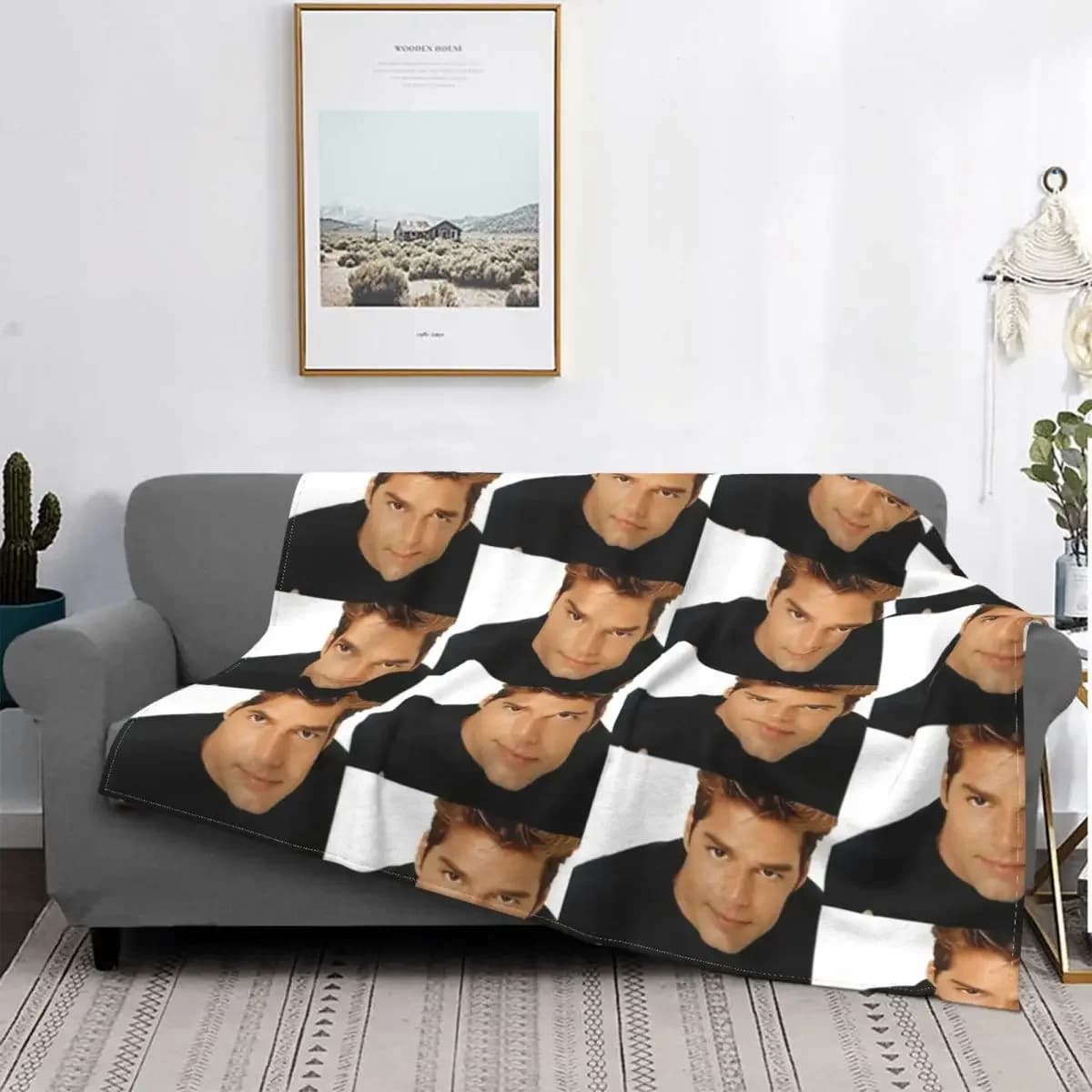 Rick Martin coperta coperte per letti taglia lenzuolo morbido roma Decor copriletto regalo Travle coperte pelose per bambini