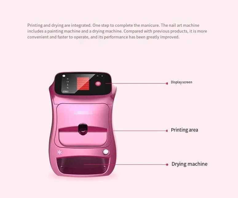 3D Nail Art Printer Stamping & Painting Machine Fully Automatic Intelligent Design for Beauty Enthusiasts Affordable Option Avai