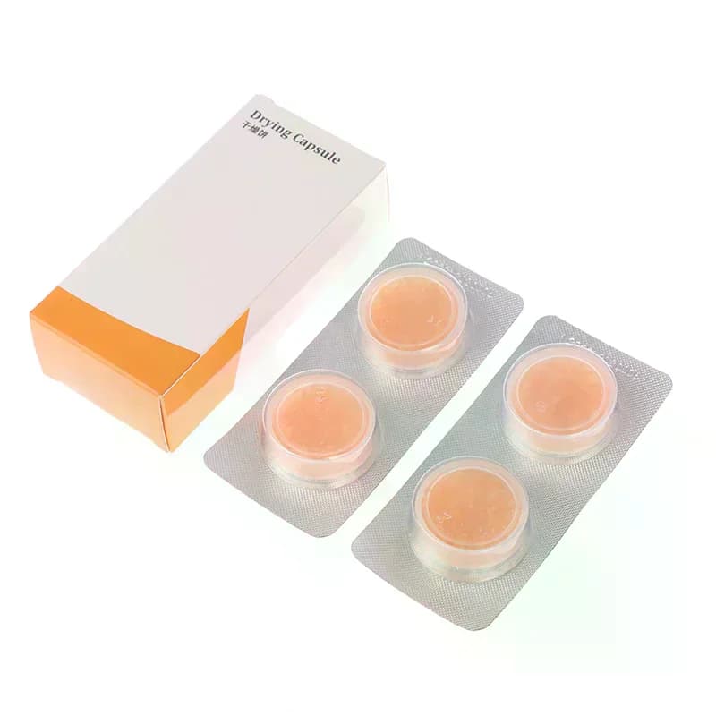 Pallet per asciugatura deumidificatore essiccante per capsule di asciugatura per apparecchi acustici da 4 pezzi per BTE