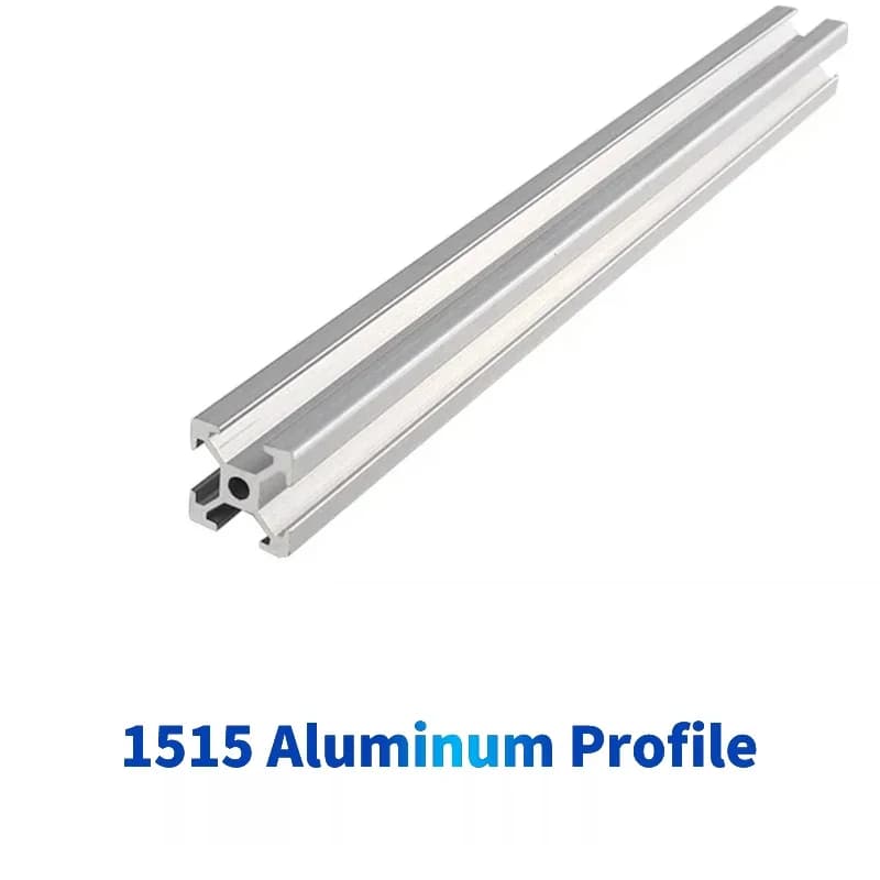2 pezzi 1515 profili in alluminio estrusione anodizzata standard europea lunghezza 100mm-550mm per telai stampante 3D CNC