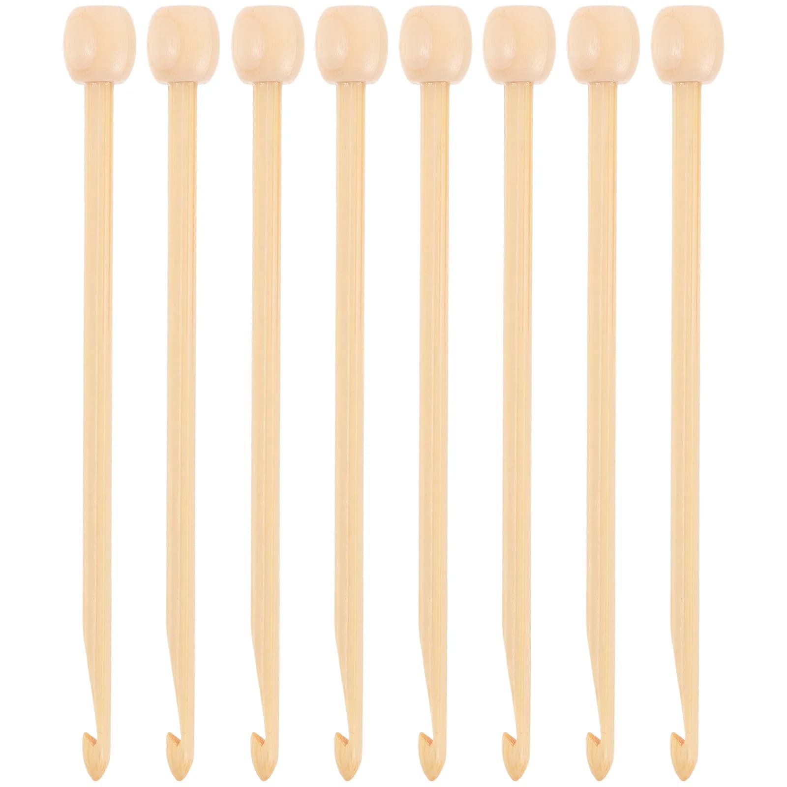 Set di 8 Mini Uncinetti Professionali Ergonomici per Maglioni, Cappelli, Sciarpe, Guanti e Lavori a Maglia