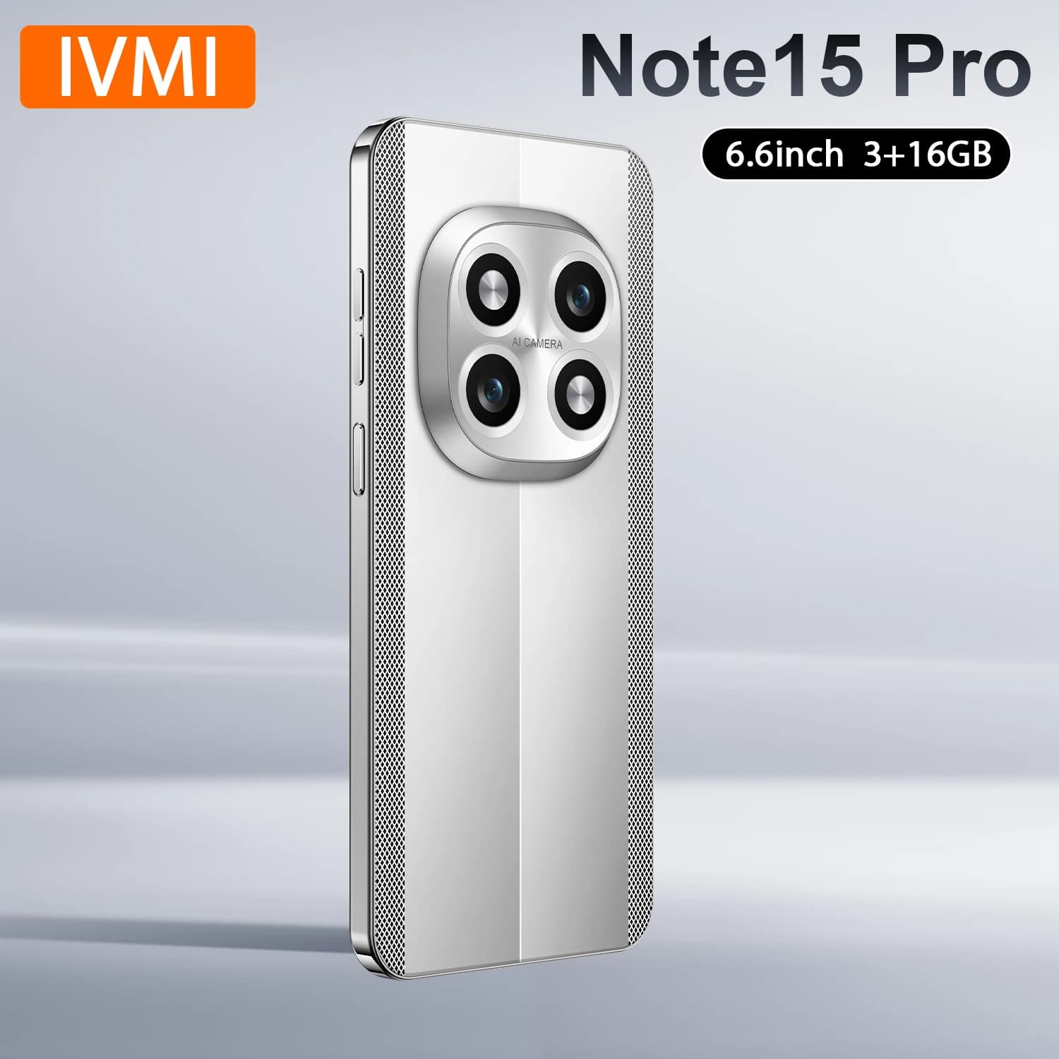 IVMI 2026 Hot Note15 Pro Smartphone 6.6‘’ Android 10 3GB RAM 16GB ROM Face ID 4G Network Google Play Store Mobile Phones