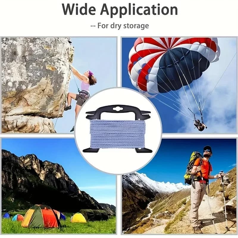 Avvolgitore di corde, organizer per fune, attrezzo per tenda, attrezzo per pesca, strumento per avvolgere e conservare corde, disco avvolgicorda