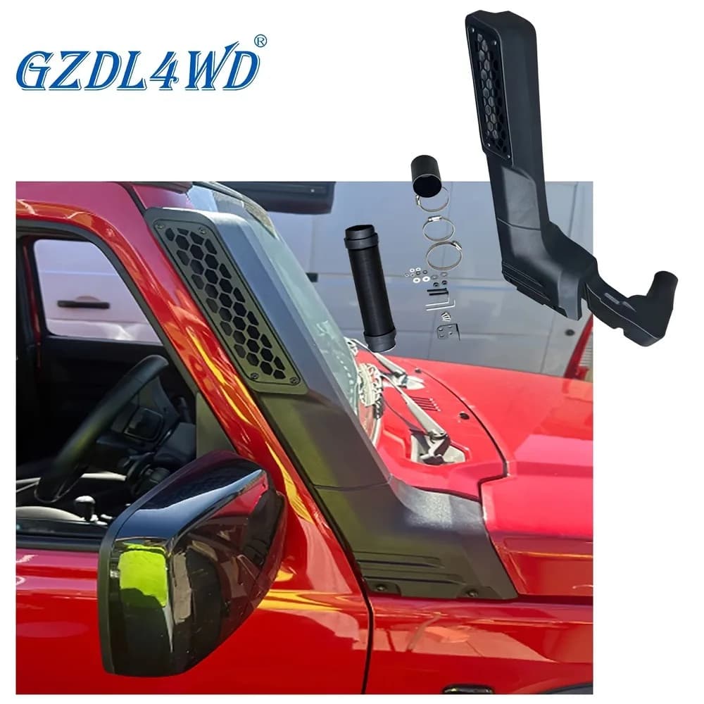 For 2019+ Suzuki Jimny JB64 JB74 Shockpit kit High-air outlet, waterproof and dustproof hose for motor protection