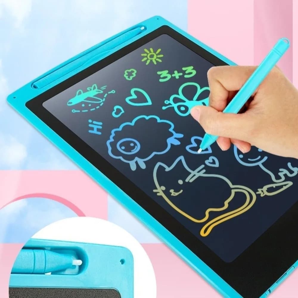 Electronic Writing Board Color Screen LCD Writing Tablet with Pen Erasable Drawing Board 8.5 Inch 16 Inch Drawing Educational