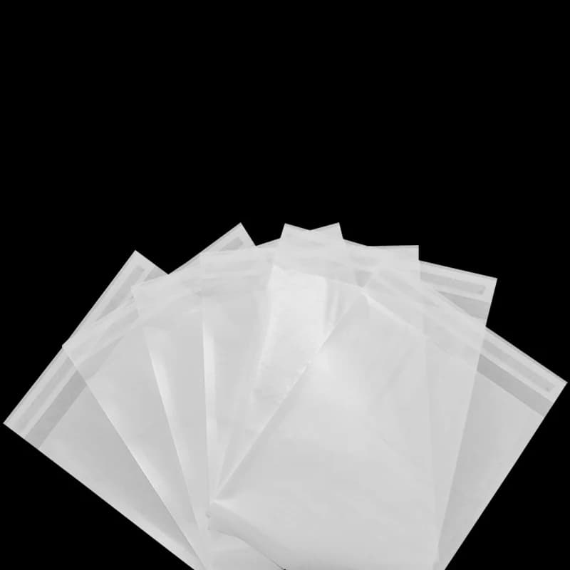 Busta di spedizione da 100 pezzi busta di carta bianca per erba muslimata sacchetti di imballaggio in carta cerata degradabili/ecologici