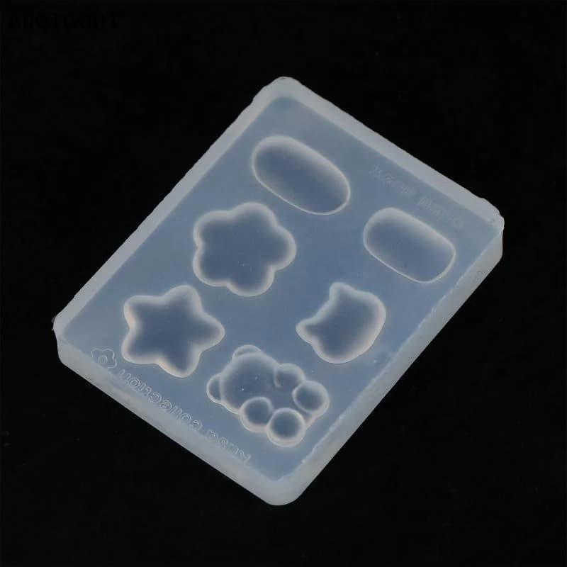 Stampi in Silicone 3D per Nail Art, Strumento per Creare Cartelle Colori per Manicure