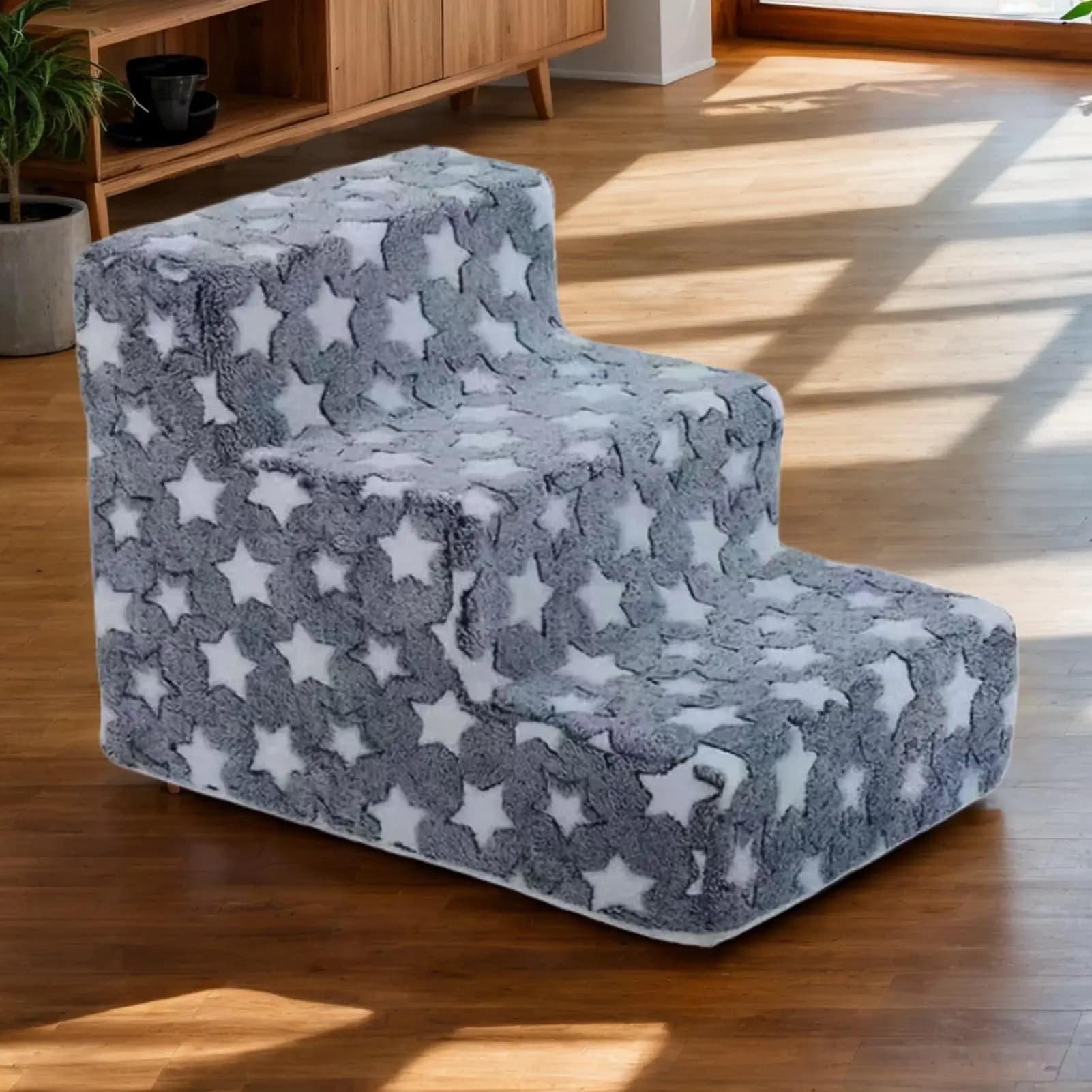Gradini per cani per letto 3 gradini Rampa per scale per gatti antiscivolo per divano Scala per gatti rimovibile antiscivolo Rampa per animali da arrampicata bilanciata per divano