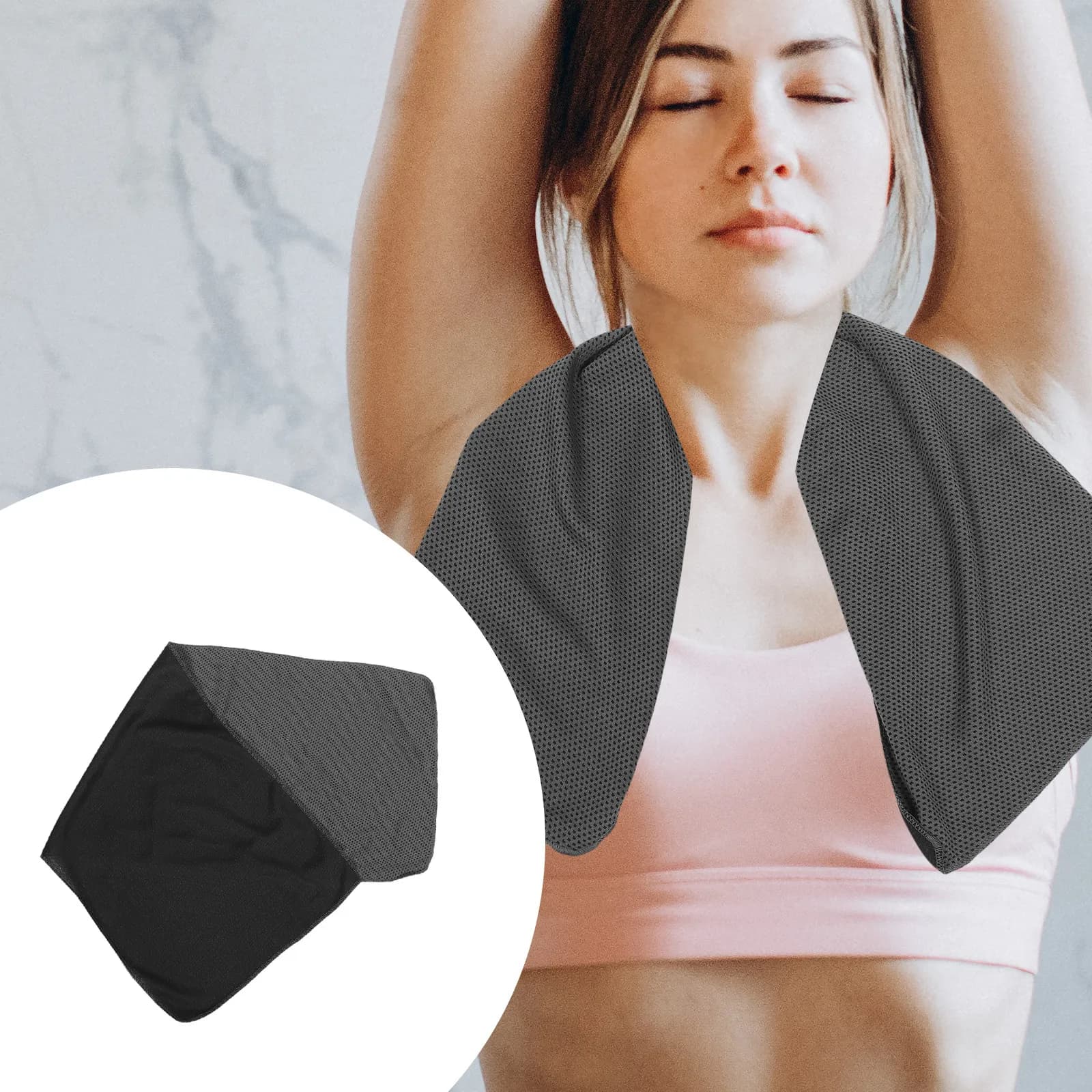 Asciugamano Sportivo ad Asciugatura Rapida, Multiuso per Fitness, Viaggi, Escursioni, Assorbente per il Sudore, Asciugamani da Palestra