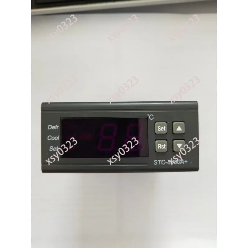 Intelligent Thermostat STC8080A+ for Air Curtain Cabinet Refrigeration Equipment Adjustable