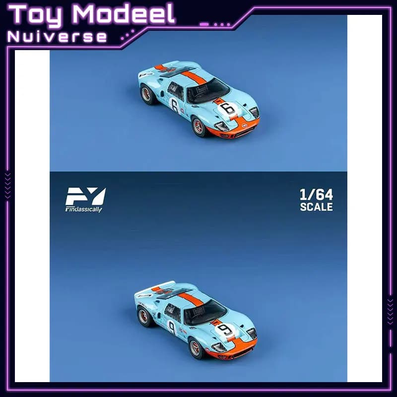 Findclassically Ford GT40 MK1 Le Mans 6 9 Racing Car 1/64 Scale Diecast Alloy Realistic Car Model Collectible Decor Perfect Gift