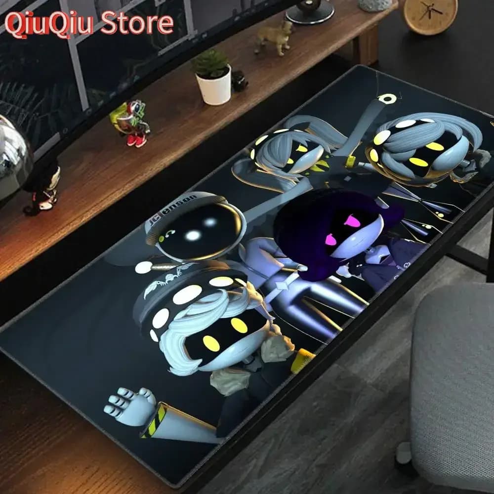 Murder Drones Mousepad Boy Pad Tappetino per mouse da gioco in gomma naturale Dimensioni tappetino da scrivania per giochi World of Tanks CS GO Zelda