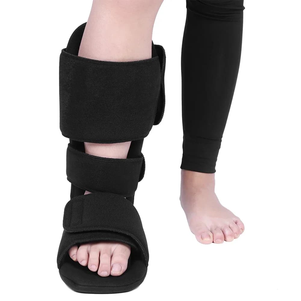 Stecca regolabile per piede, protezione per stecca, ortesi, stecca notturna fissa, supporto per tutore, correttore di postura alla caviglia, sollievo dal dolore alla caviglia per lesioni
