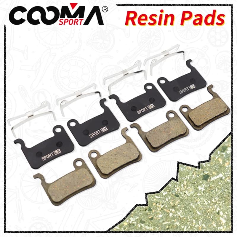 4 paia, pastiglie freno a disco per bicicletta per Shimano M965, M966, M596, M800, M765, M601, SLX M665, LX 585, M545, M535, R-505, S-500
