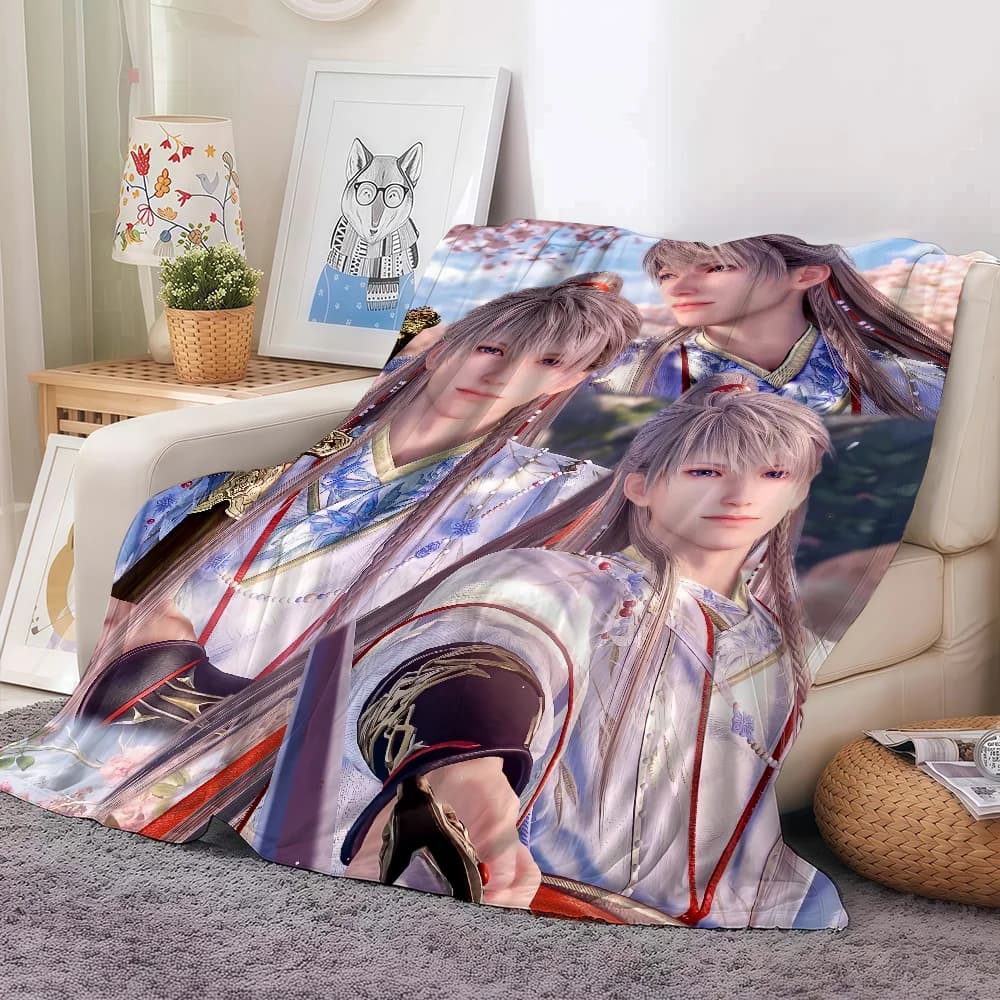 Game Deepspace Xavier Blanket Warm Soft Suitable For Bedroom Sofa Bed Living Room Office Travel Camping Gifts