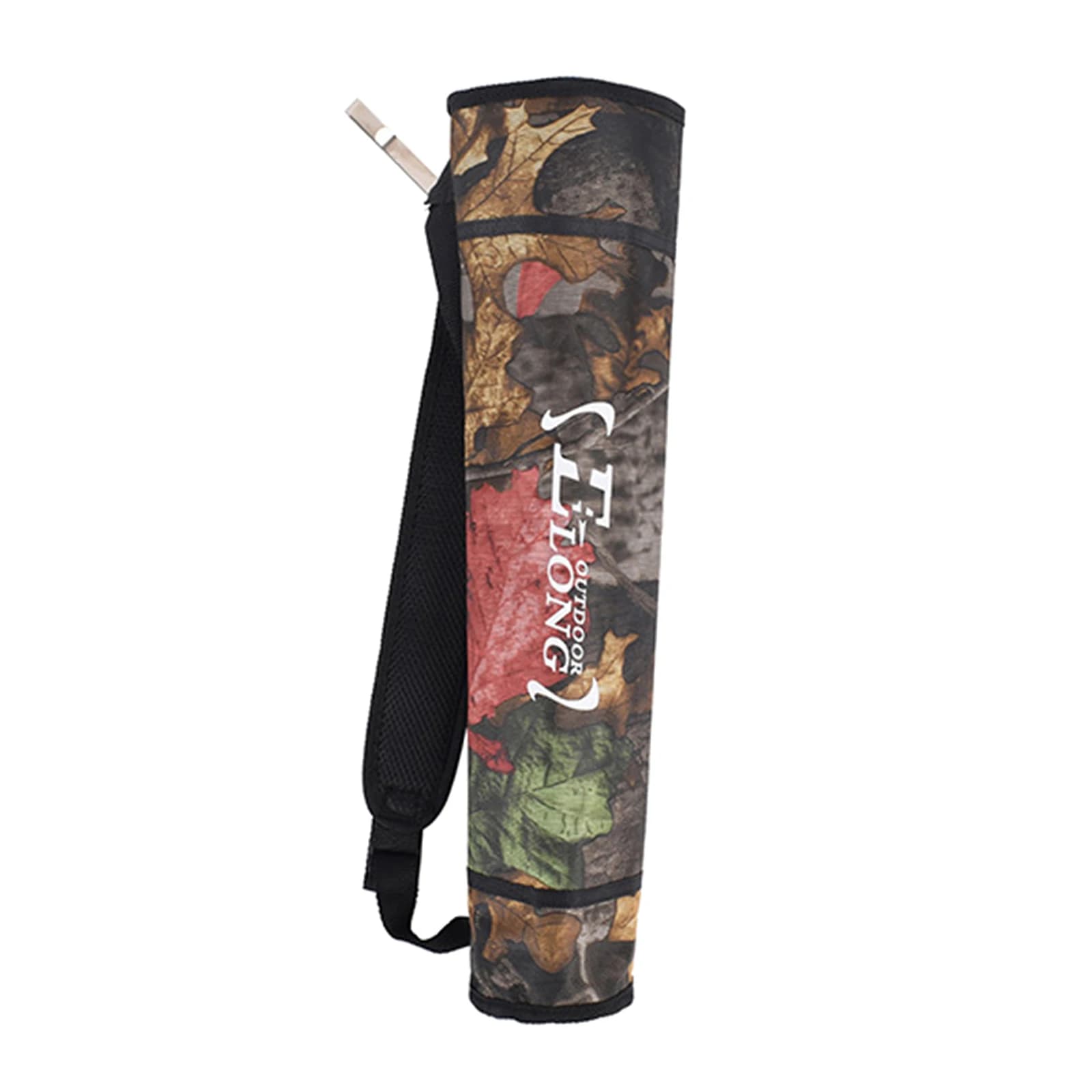 Portable Archery Arrow Quiver Bow Holder Case with Belt Adjustable Back Side Bag Storage Pocket Target Shooting