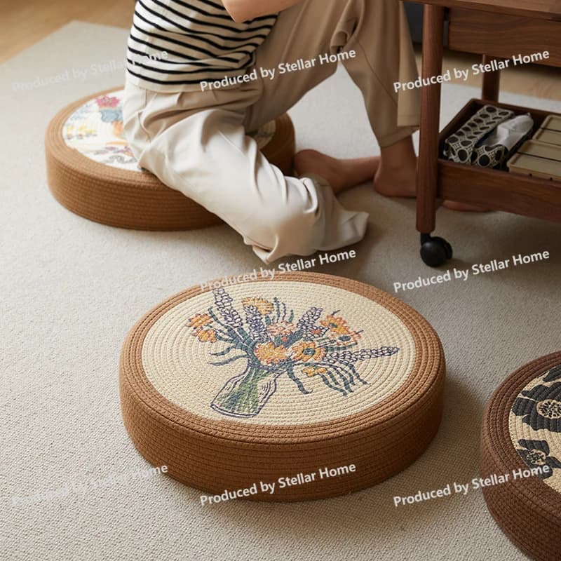 Futon Cushion Household Ground Tatami Cushion Large Size Meditation Round Thickened
