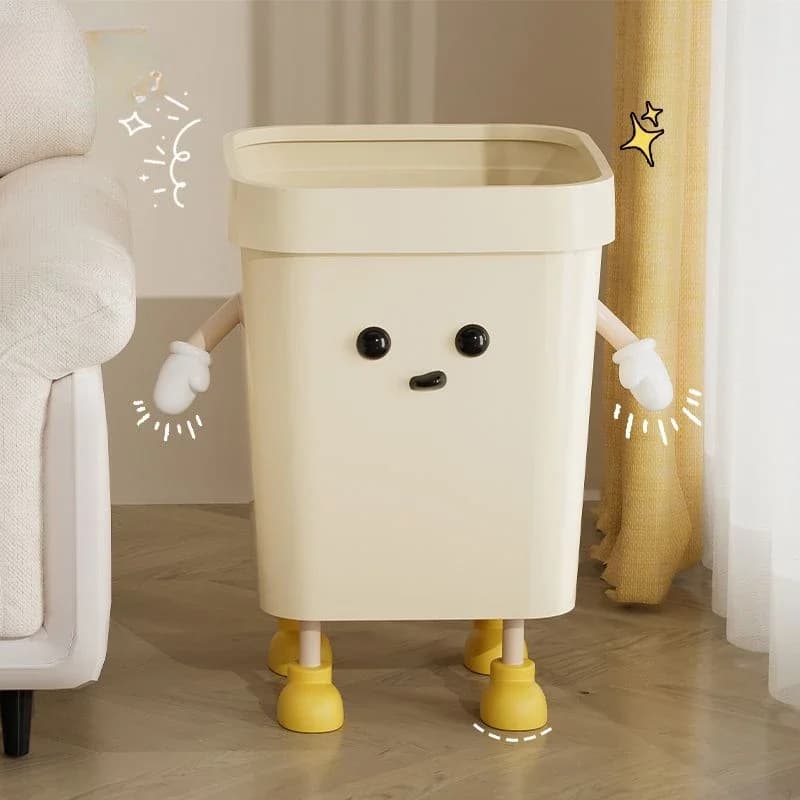 Cartone animato carino creativo cestino per la casa di alto valore soggiorno cucina secchio di immagazzinaggio della spazzatura bagno camera da letto cestino della spazzatura