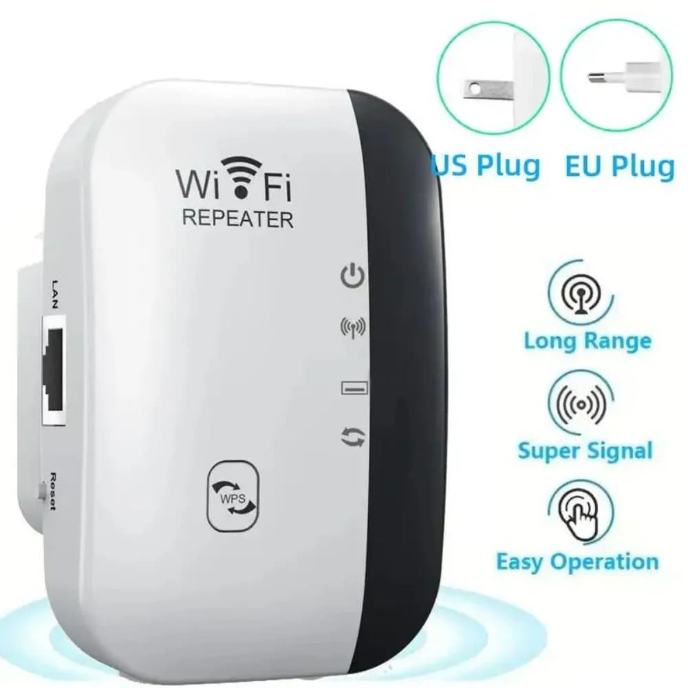 Estensore WiFi wireless Ripetitore di segnale Piccolo panino al vapore Ripetitore di rete Ap Estensione di amplificazione del segnale del router domestico a banda larga