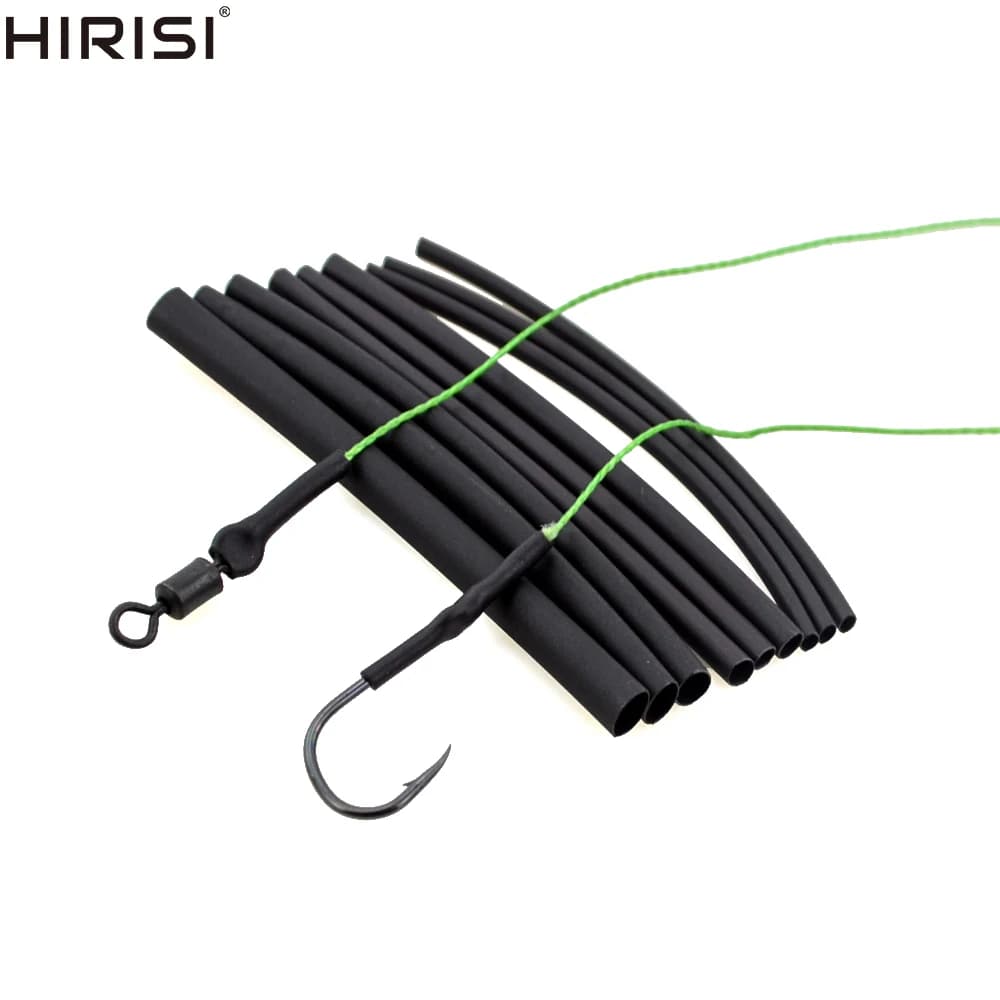 25 x Carp Fishing Rigs tubo termoretraibile tubo termoretraibile dimensioni 1mm 2mm 3mm accessori per la pesca alla carpa terminale Tackle