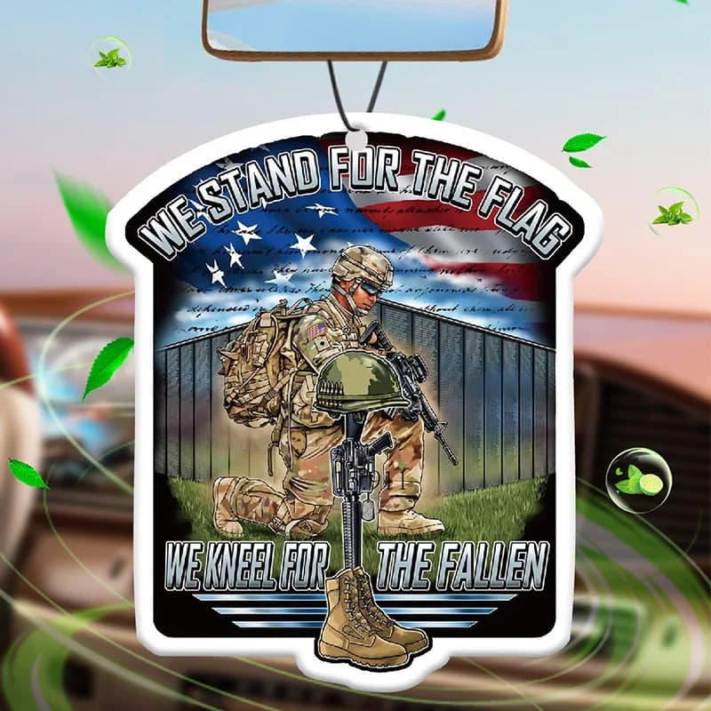 In the name of the national flag, kneeling as a sign of support to our veterans, car perfume with aromatherapy mounted on vehicle, perfume for long-lasting cars.