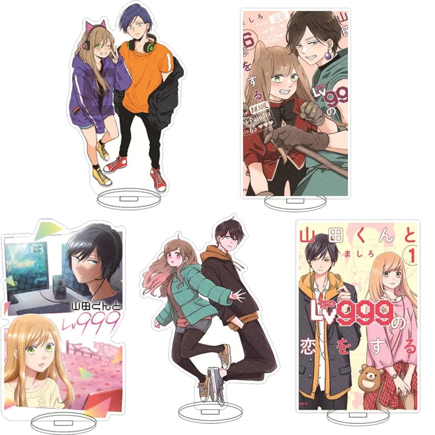 16CM Anime Acrylic Stand My Love Story with Yamada-kun at Lv999 Akane Kinoshita‌ Akito Yamada Cos Figure Ornaments Gifts