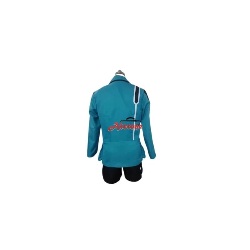 w;3'c\6,b'Anime World Trigger Costume Blue Uniform Woman Halloween Cosplay Chika Ametori Clothing7;m/8\f;
