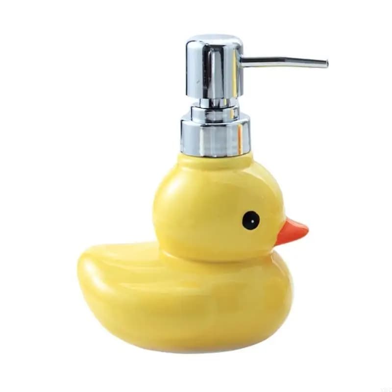 Cartoon Ceramic Duck Dispenser Hand Soap Dispenser Foaming Soap Dispenser X3UC