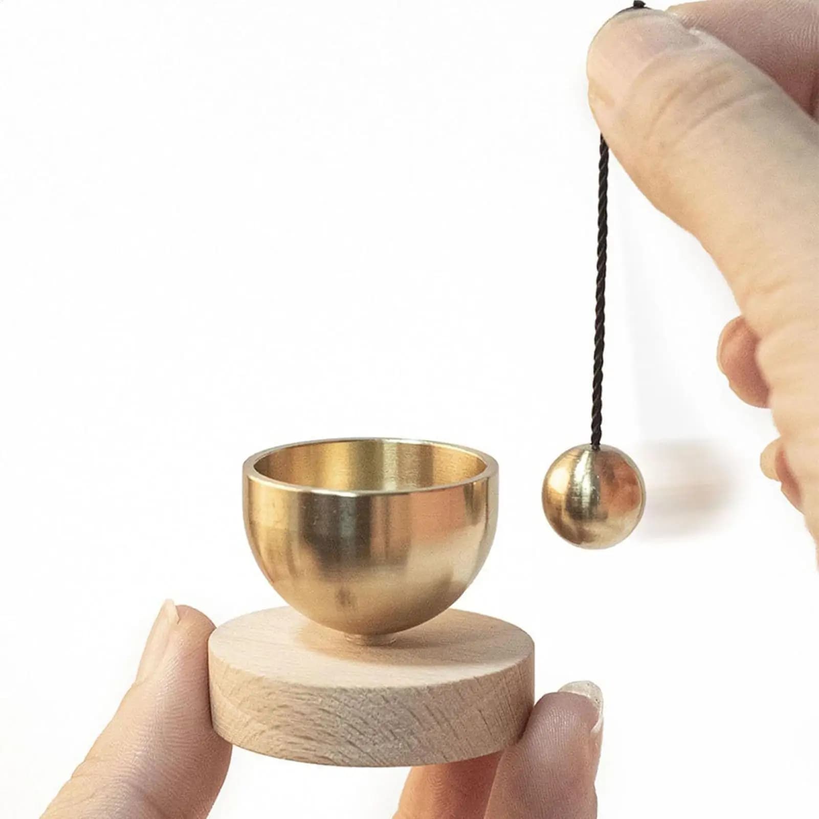 Mini Singing Bowl Set - Meditation Sound Bowl with Clear and Pleasant Tones, Suitable for Yoga, Meditation Beginners Women Relax
