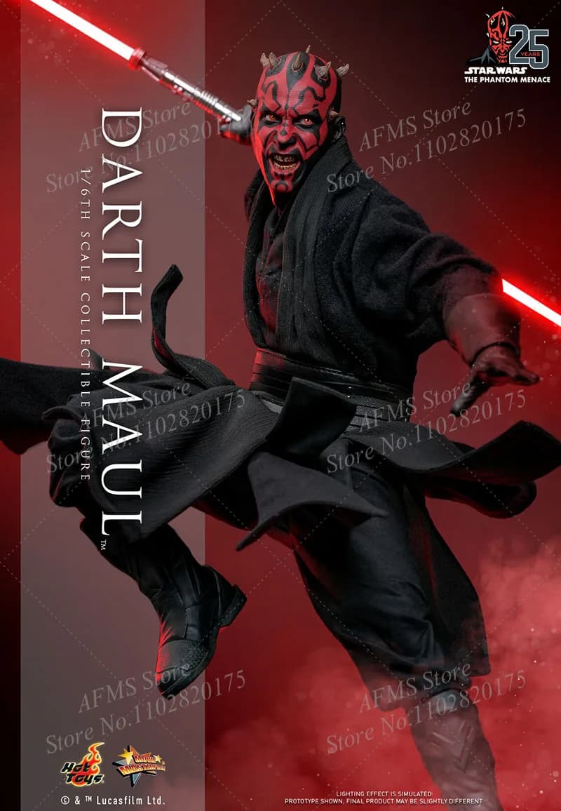 HOTTOYS MMS 748 1/6 Figura da collezione Star Wars Darth Maul Combat Warrior Set completo 12 pollici Action Figure uomo Soldato Corpo