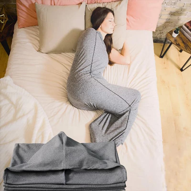 Comfortable sleeping bag for adults and children, compression travel blanket, envelope style available in 140/150/170/185 cm for camping