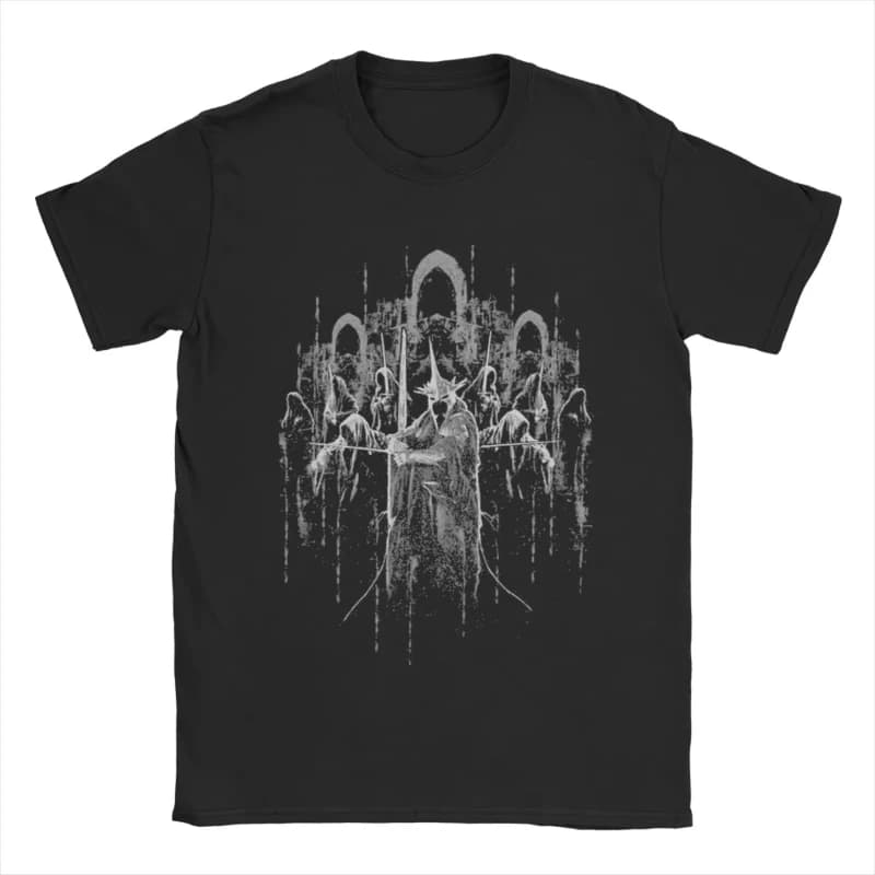 T-shirt da uomo Mordor L-Lords Of The R-Rings Fun T-shirt in puro cotone T-shirt a maniche corte con scollo rotondo Regalo