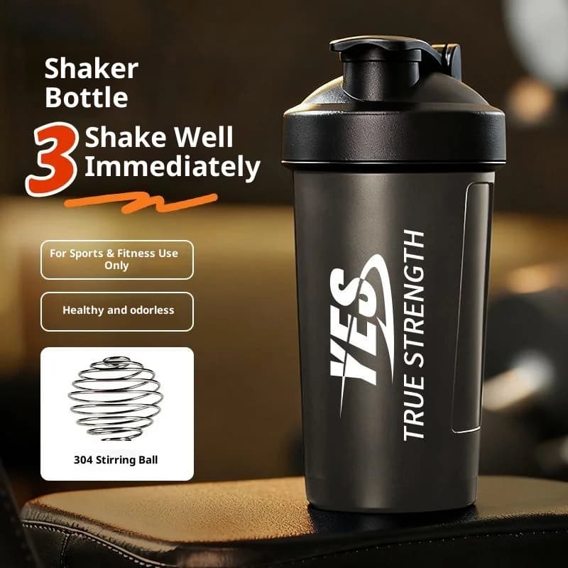 Shake Cup Fitness Mug Powder Protein Cup Replacement Mixing Cup for Men's and Women's Meals with Scale Sports Water Bottle