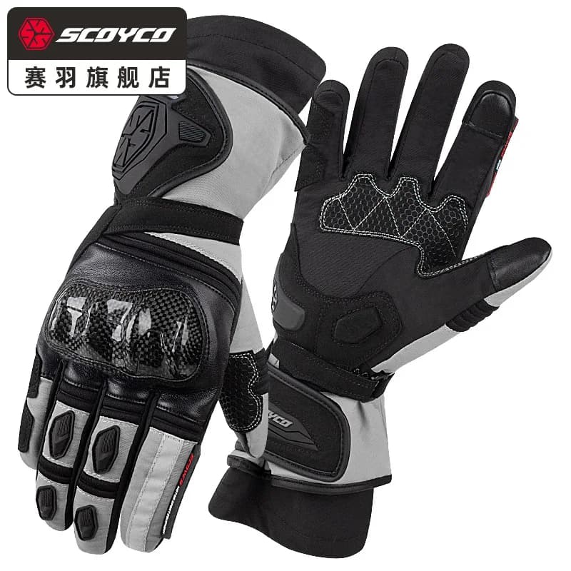 Guanti da cavaliere da viaggio per moto Saiyu Autunno Inverno Equitazione Locomotiva Guanti impermeabili da corsa antigoccia Attrezzatura da moto