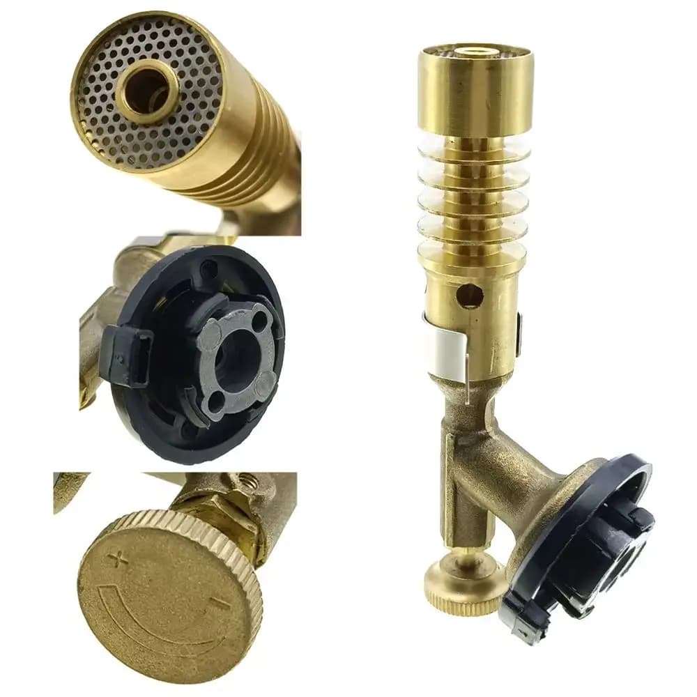 Welding Gas Burner Flame Gun Flame Gas Torch Blowtorch Cooking Outdoor Soldering Butane AutoIgnition gas-Burner Lighter Heating
