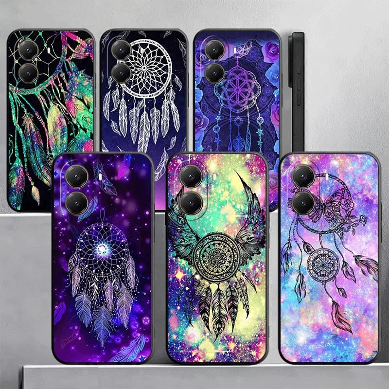 Mandala Dreamcatcher Phone Case For Xiaomi Poco X7 X8 Pro Max M8 M7 F8 X6 X5 X3 M7 M6 F7 Redmi 15C 15 14C 13C 15T 17T Pattern Co