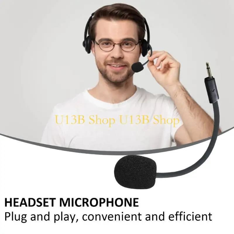Microfoni U13B Microfono sostitutivo per cuffie da gioco 400, cuffie rimovibili con asta microfonica
