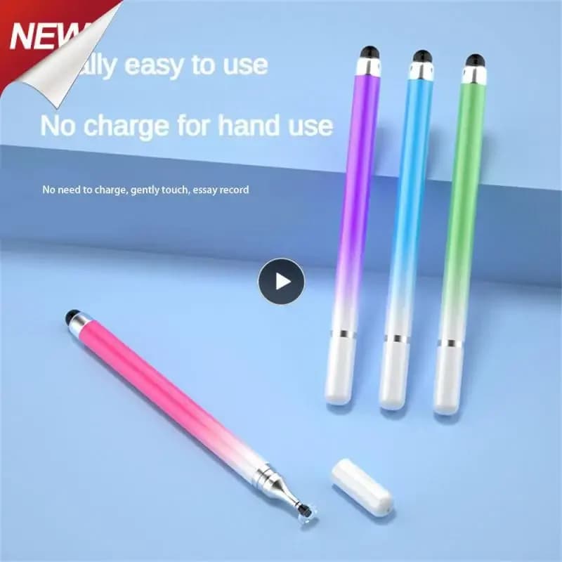 Penna 2 in 1 per tablet, cellulare, penna capacitiva touch per telefono Android universale, penna per schermo da disegno