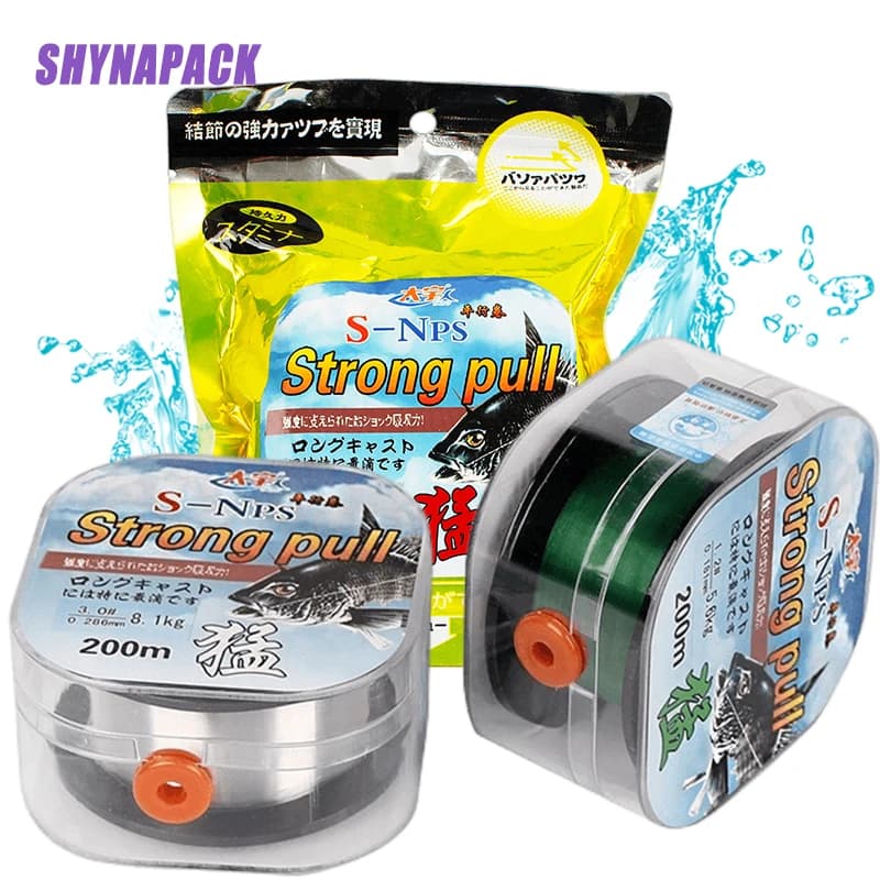 Super pull 200M Japan Fluorocarbon Coating Lenz white brown tan sunk abrasion resistance rope fishing lenze