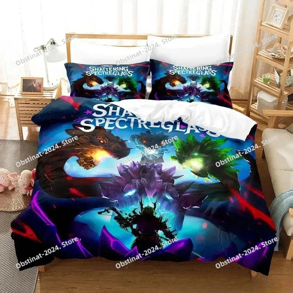 Set di biancheria da letto Tiny Tina's Wonderlands 2023, set letto singolo, matrimoniale, queen size, king size, per adulti e bambini, set copripiumino per camera da letto, anime