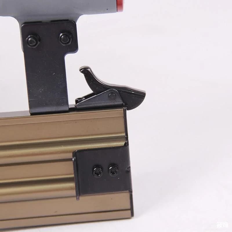 Pistola sparachiodi pneumatica ST64 per uso domestico, graffatrice ad aria, pistola sparachiodi in acciaio, pistola sparachiodi per cemento, per condotti in PVC, lunghezza chiodo 18-64MM