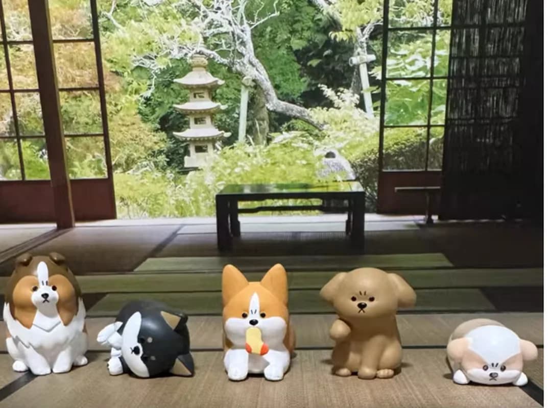 Nuovi Prodotti in Stock: Scatola a Sorpresa Angry Dog - Decorazione da Tavolo Carina e Divertente, Cane Shiba Corgi, Regalo a Sorpresa