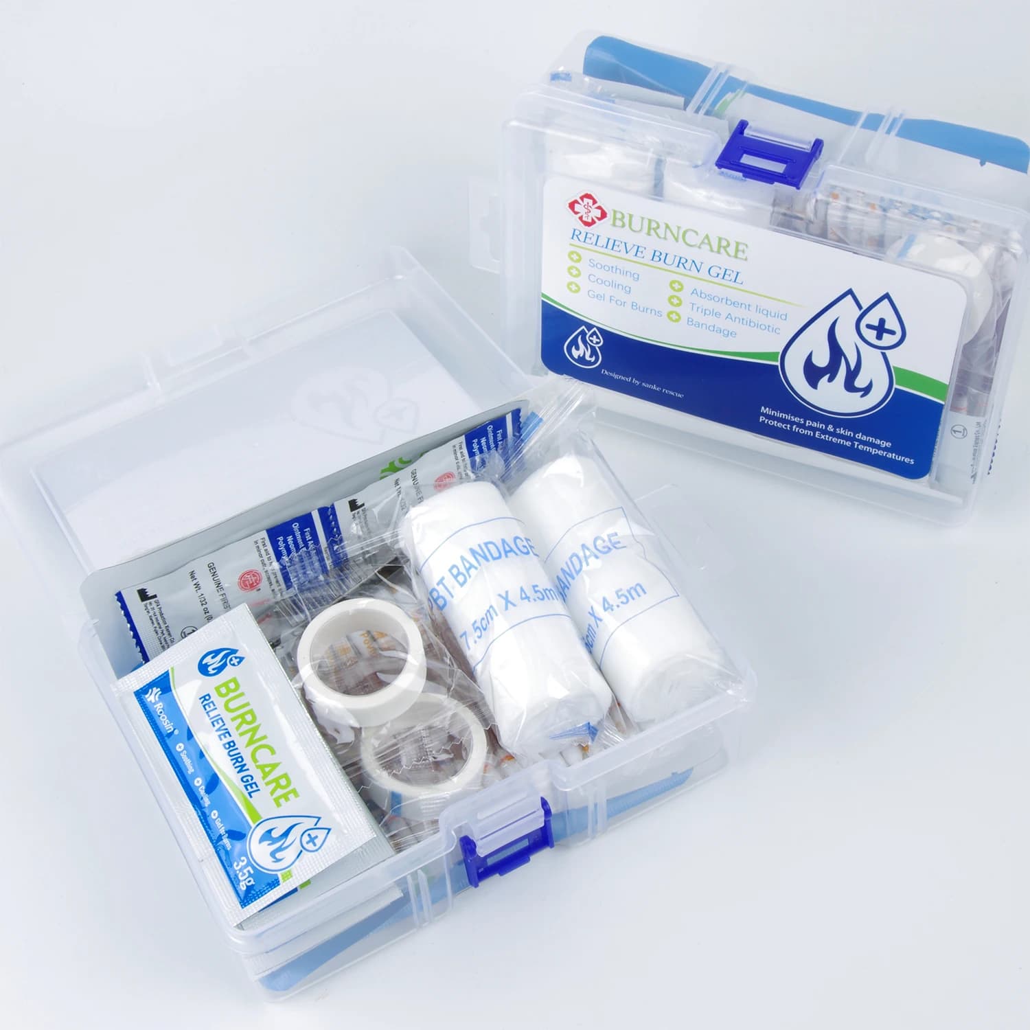 Sanke Salvataggio Burn Medicazione Scottatura Gel per la cura delle ustioni Gel per scottature solari Crema lenitiva rinfrescante Alleviare le scottature Ferite per IFAK KIT di pronto soccorso