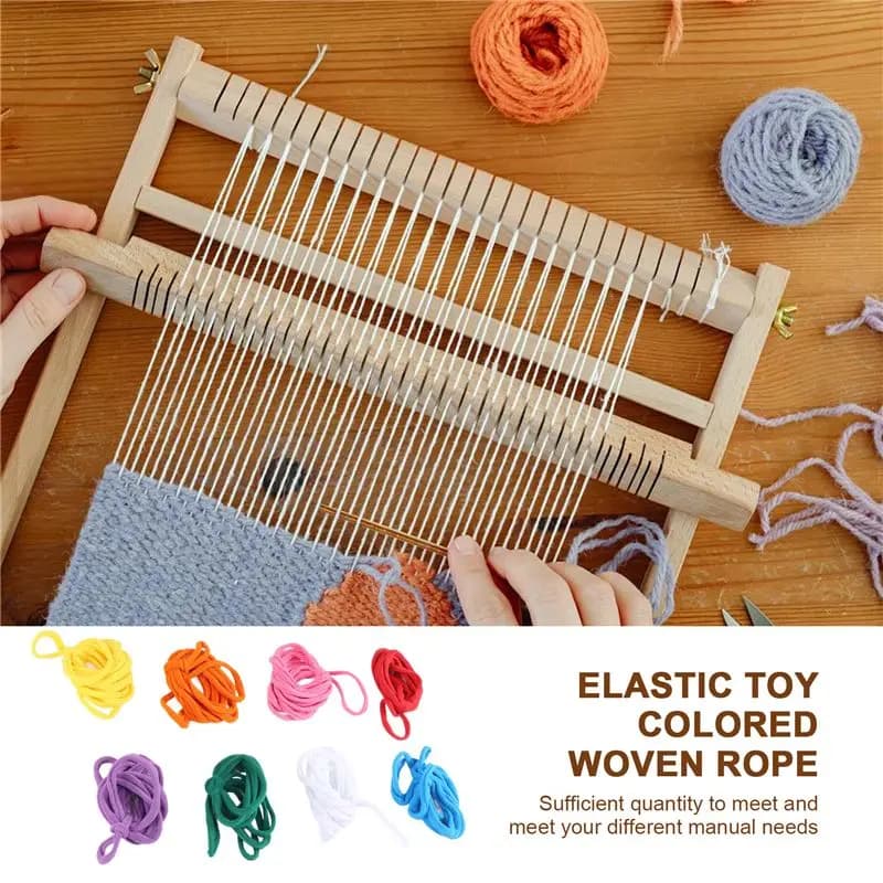 AS94-96 Pieces Loom Potholder Loops Weaving Loom Loops Weaving Craft Loops With Multiple Colors For DIY Crafts Supplies