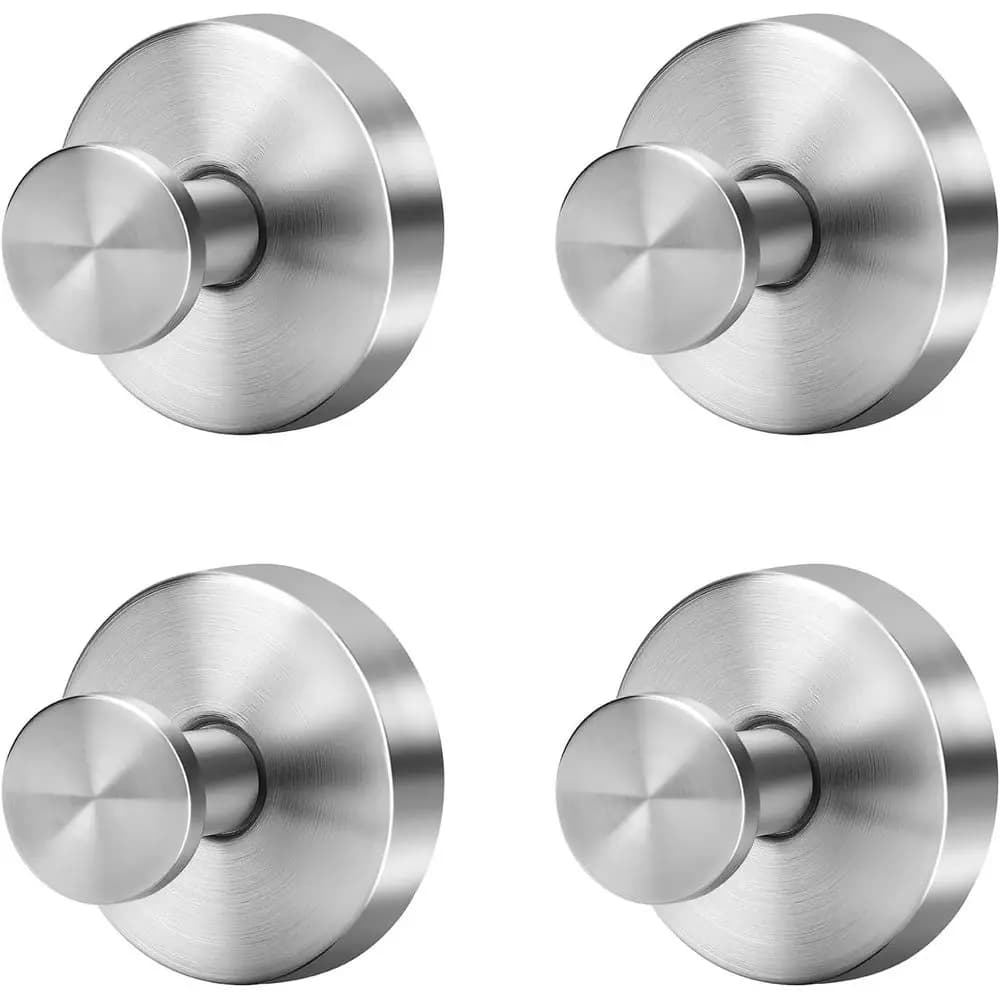 Ganci per Asciugamani in Acciaio Inox Senza Foratura - Perfetti per Bagno, Cucina e Doccia - Ideali per Asciugamani, Accappatoi e Spugne
