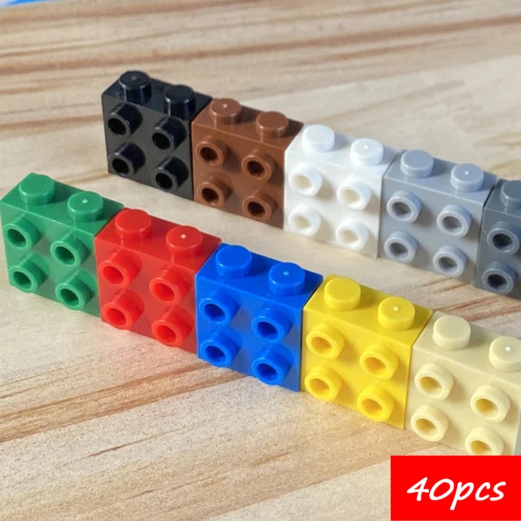 40 Pezzi Kit di Costruzione High-Tech 22885 1x2x1.66 Blocchi da Assemblare Parte Idea Giocattoli Fai-da-Te per Bambini Regali di Compleanno