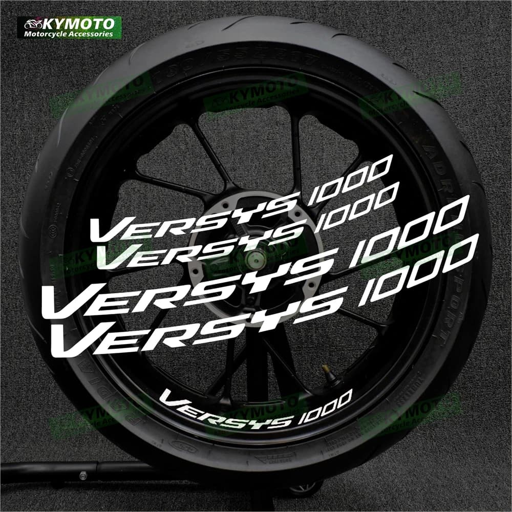 For VERSYS1000 VERSYS 1000 motorcycle accessories 17 inch wheel decal rim decoration fairing body racing profile arc sticker