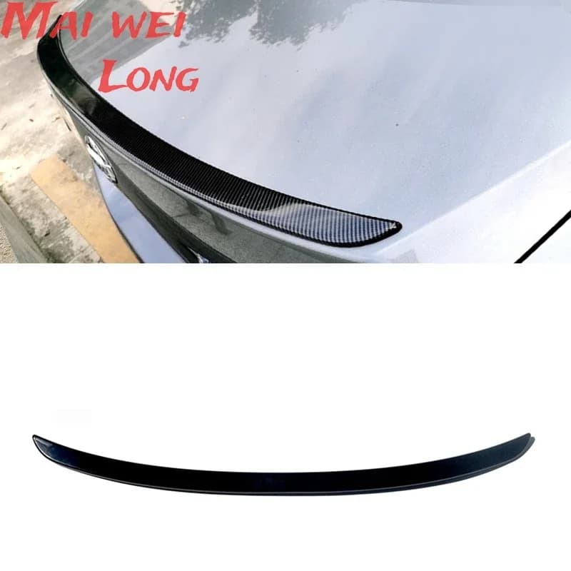 For Nissan Sentra Sylphy 2020 2021 R Style ABS Plastic Material spoiler Rear Wing Trunk Boot Cover Car Styling