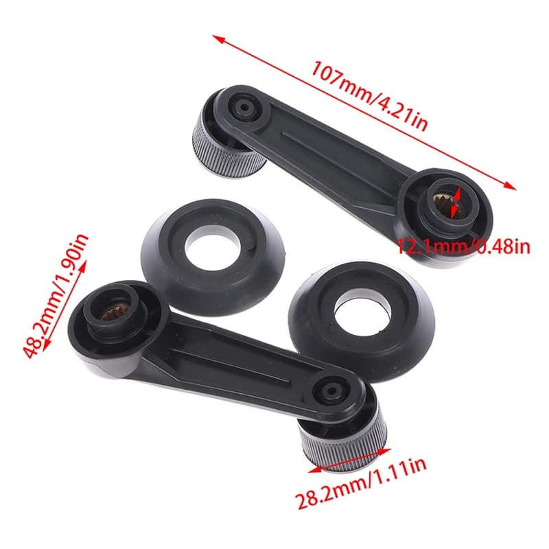 Accessori per auto universali 1 pz finestrino dell'auto collegare la maniglia dell'avvolgitore maniglia della leva della porta a manovella sostituisce