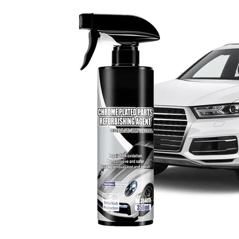 Smalto cromato 350ml Ristrutturazione cromata per auto Protezione cromata in metallo Agente restauratore per veicoli Spray Forniture per dettagli auto per